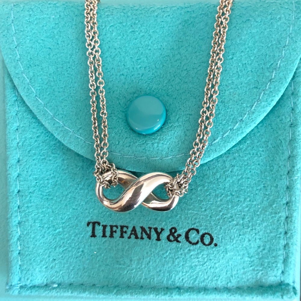 Tiffany & Co. Silver .925 Figure 8 Pendant